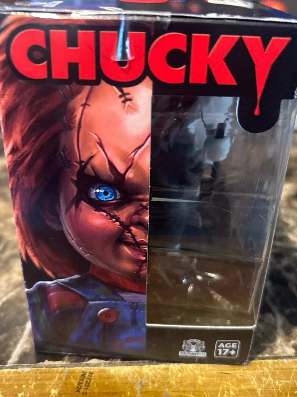 Chucky 4.5 Inch Vinyl Figure - Black and Gray Horror Collectible